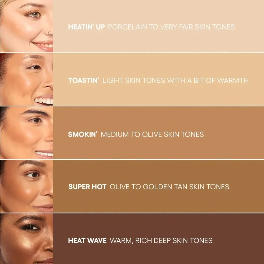 GXVE Pick It Up Cream Contour & Powder Bronzer Duo Smokin Shade‎ New